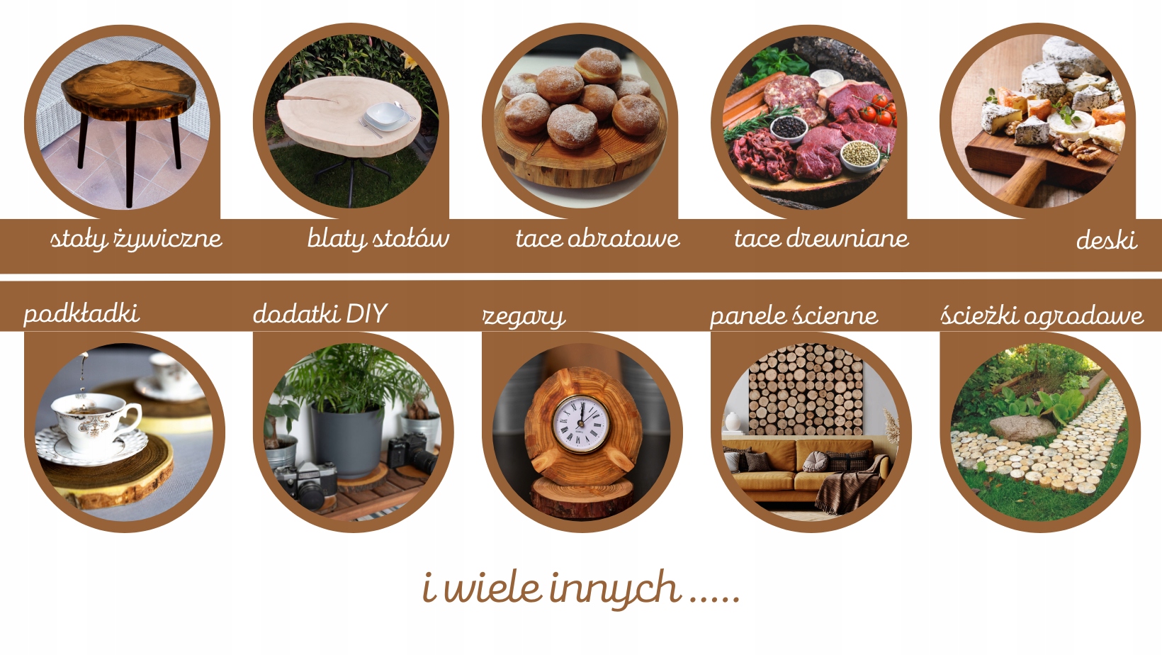 Okorowany Plaster Dębu 45-50cm gr. 5cm szlifowany plaster dąb krążek drewno EAN (GTIN) 5905178903915