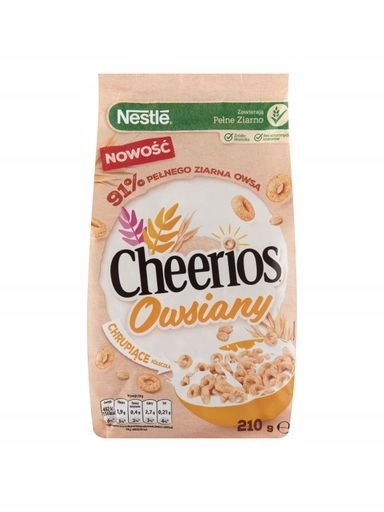 Levně 5 x Nestle Cheerios Ovesné snídaňové cereálie 210 g