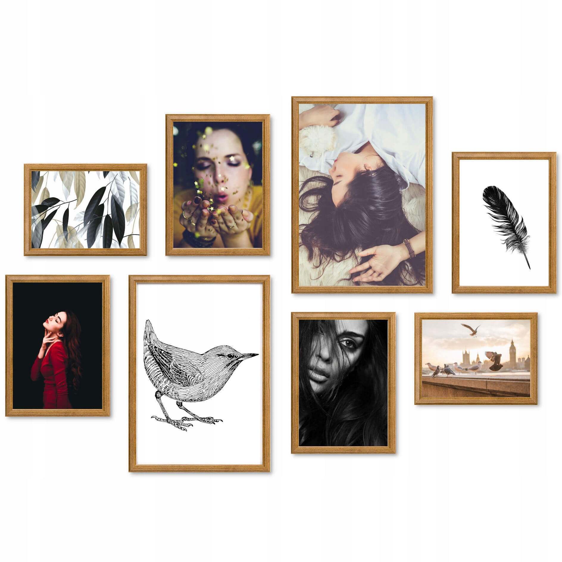 

Zestaw Ramek Na Zdjecia MUltirama Galeria Dębowa