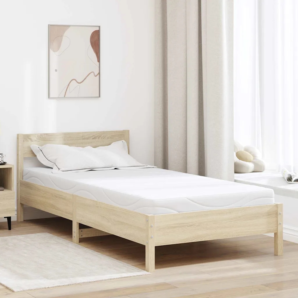 vidaXL Matrace Bílá 100 x 200 cm Žakárová tkanina