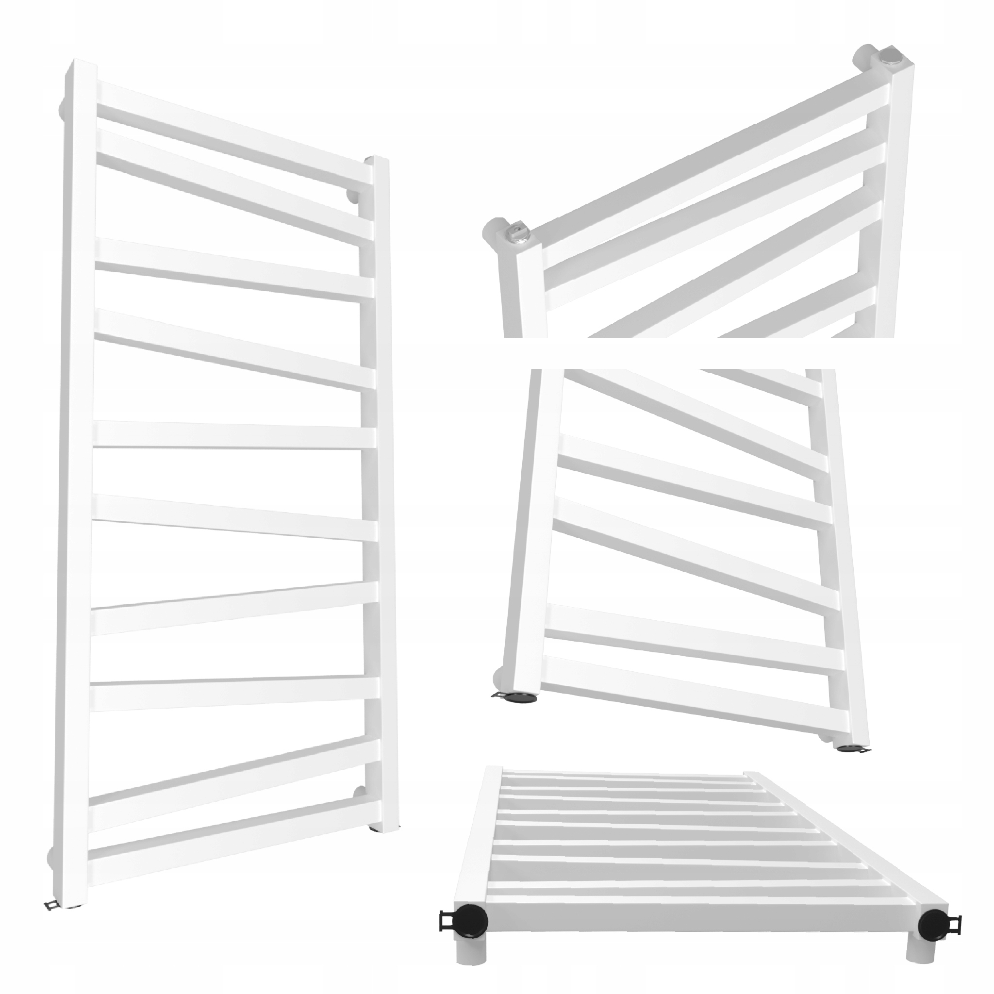 Dekorativní radiátor Zygzak 1190x500 Bílý Mat