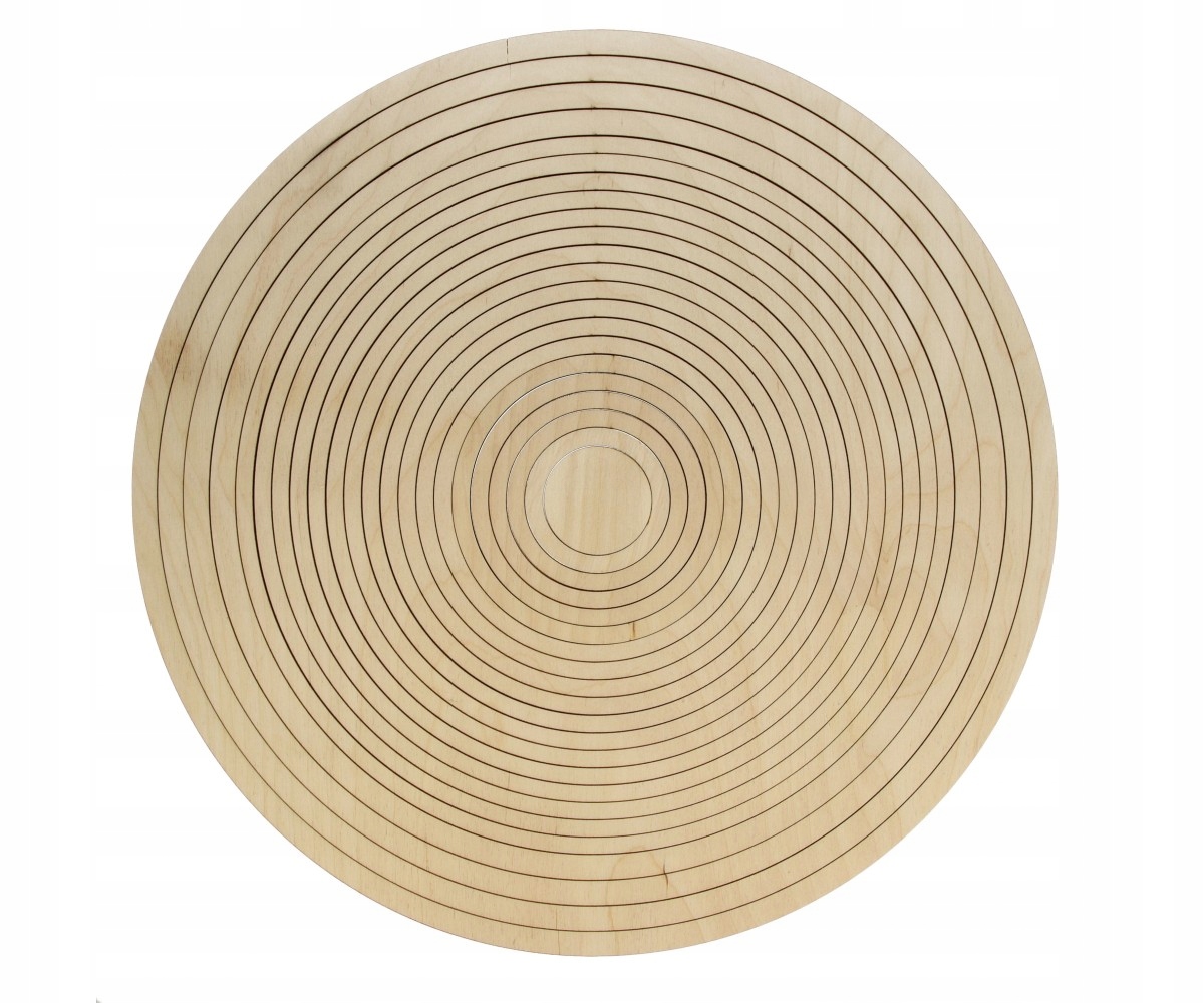 Lapač Snů Obruč Základna 50CM Dřevěná 24 Obručí