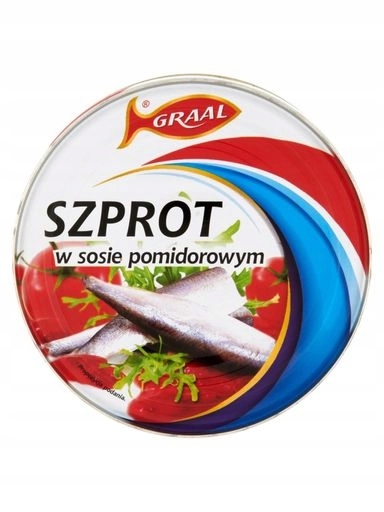 5 x Graal Šproty v rajčatové omáčce 300 g