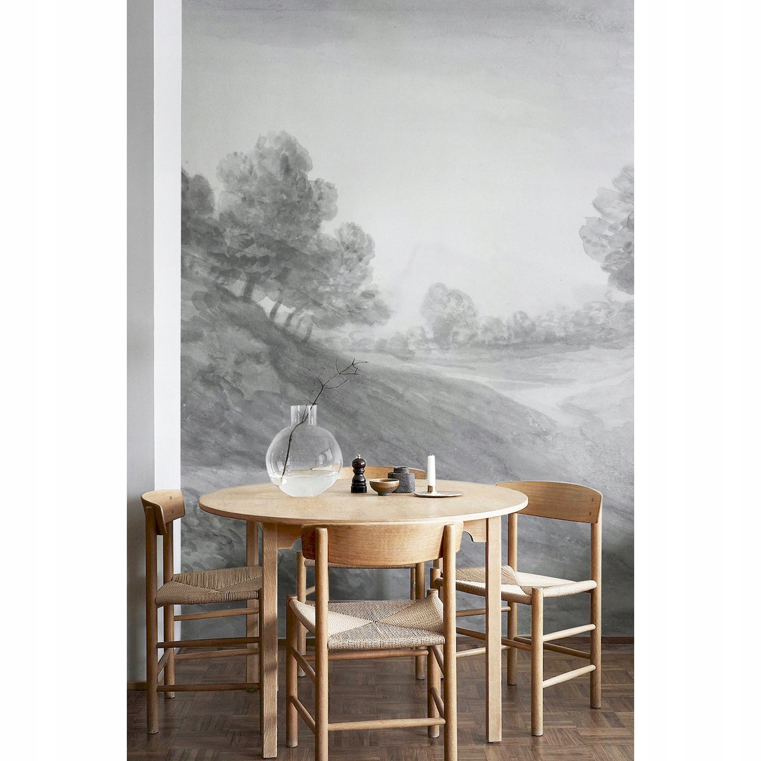 

Fototapeta Vintage kalkomania wiejska 250x250 cm