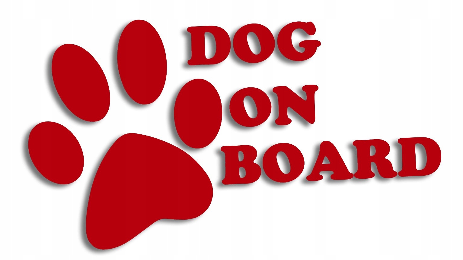 

Dog On Board pies w aucie czerwona