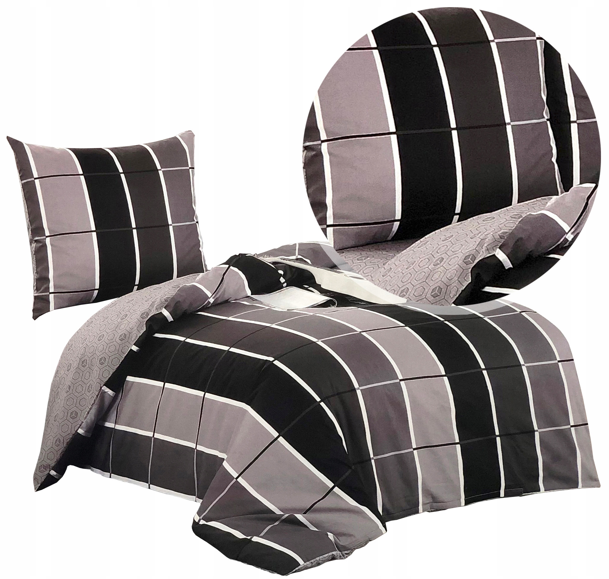 Komplet pościeli 140x200 Elway 4905 100% Bawełna Satynowa Nowe