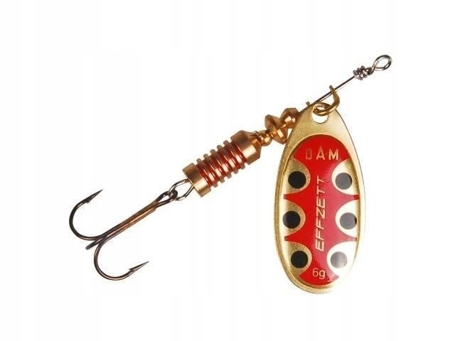 Obrotówka Effzett Standard Spinner #2 4g Copper Black Dot