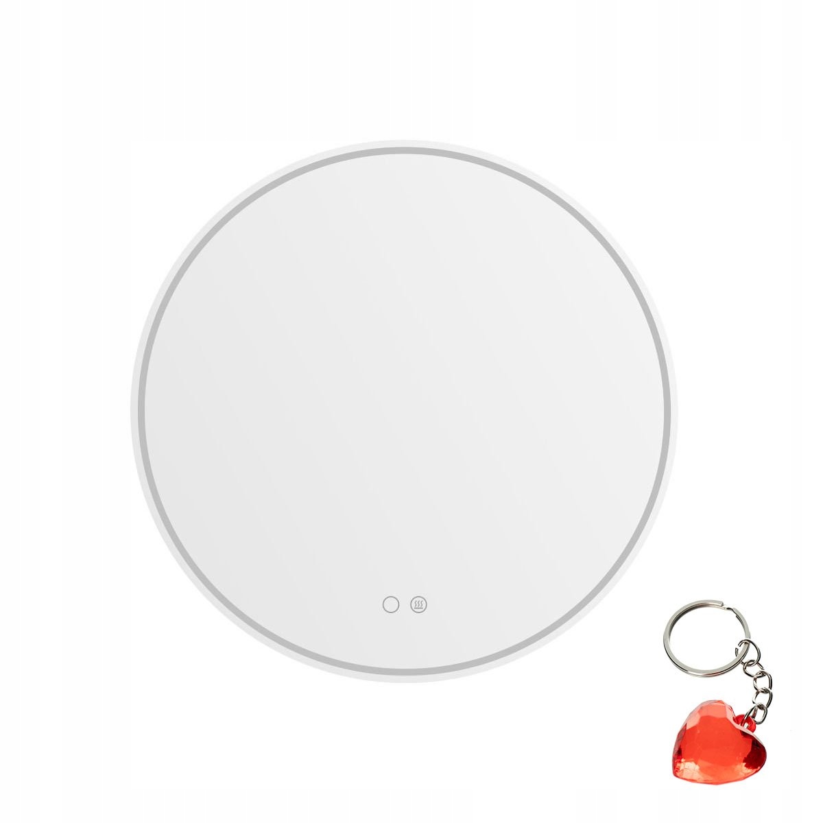 Okrúhle vyhrievané kúpeľňové zrkadlo s Led podsvietením 24W D3004-60 Zum