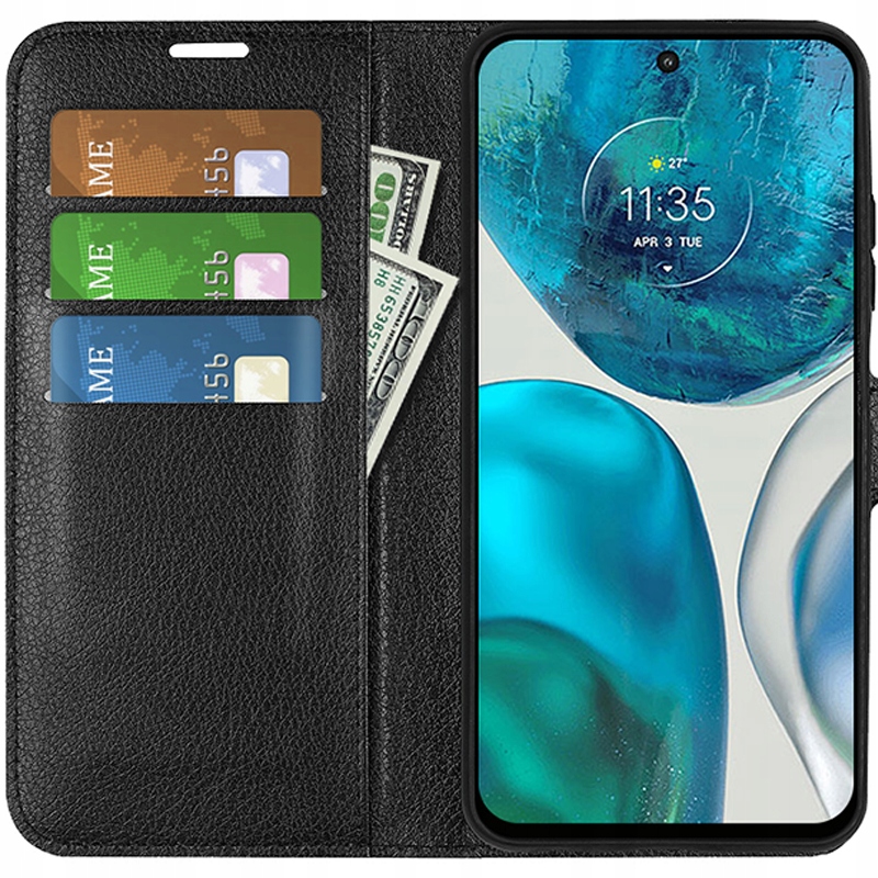 

Litchi Etui Skórzane Portfel Do Motorola G52/G82