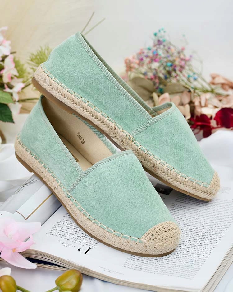 ZIELONE ESPADRYLE DAMSKIE DIMALLE 40 Płeć kobieta
