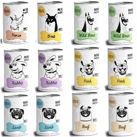 Paka Zwierzaka karma mokra mono mix smak 6x400g
