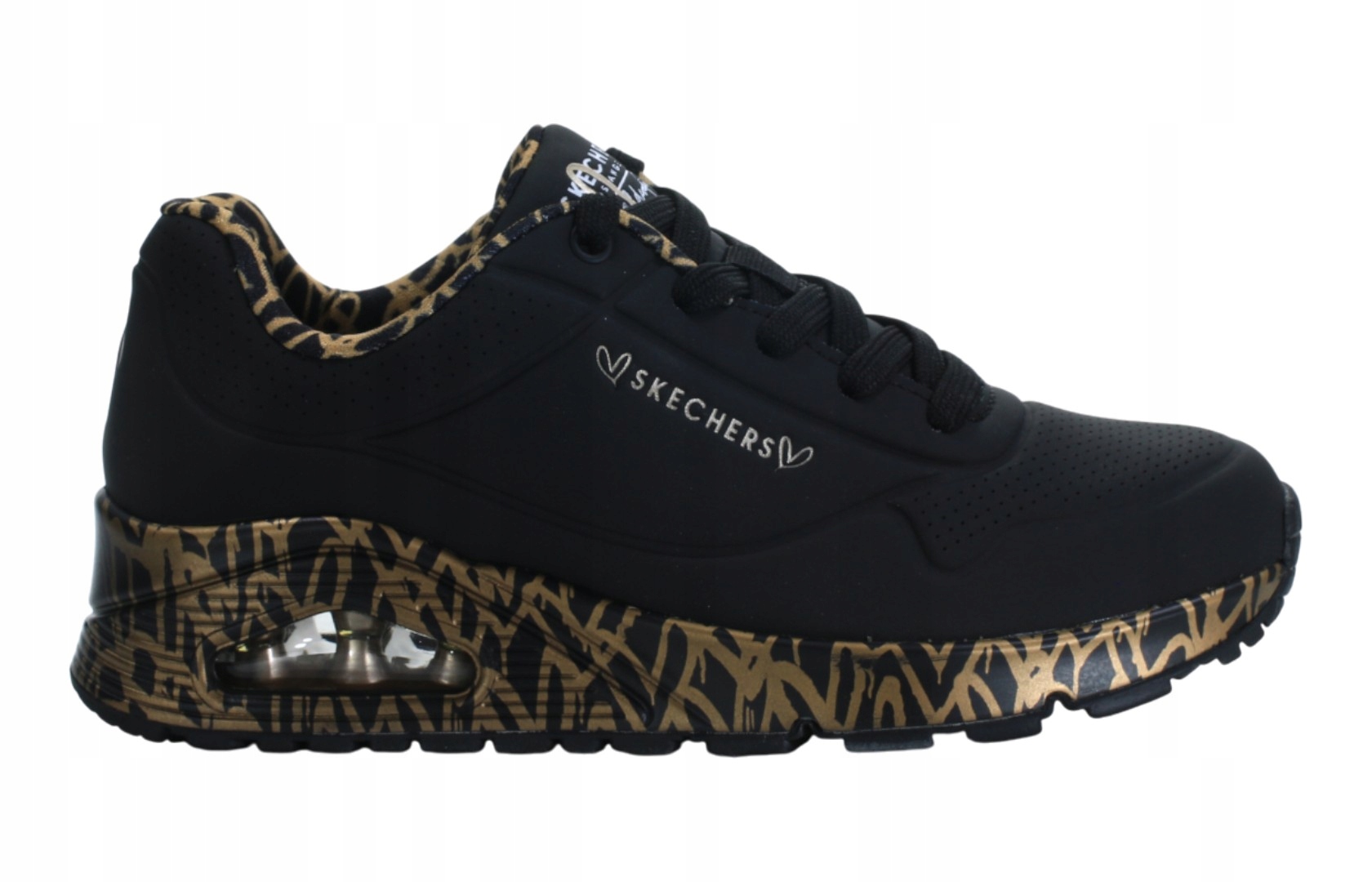 Buty damskie Skechers Uno 155506-BKRG