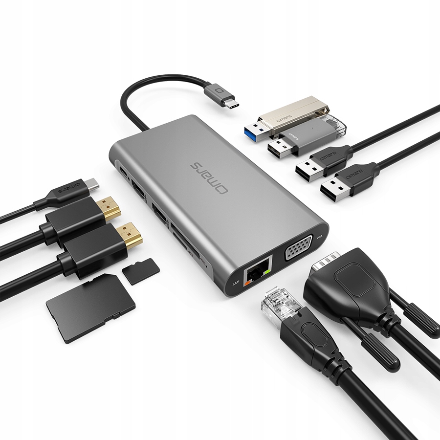 Usb hub Omars OMHUBGY11PLX 11 portů