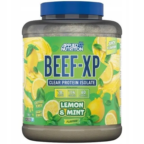 Applied Nutrition Hovězí protein, Beef-XP, Citron & Máta, Prášek, 1800 g