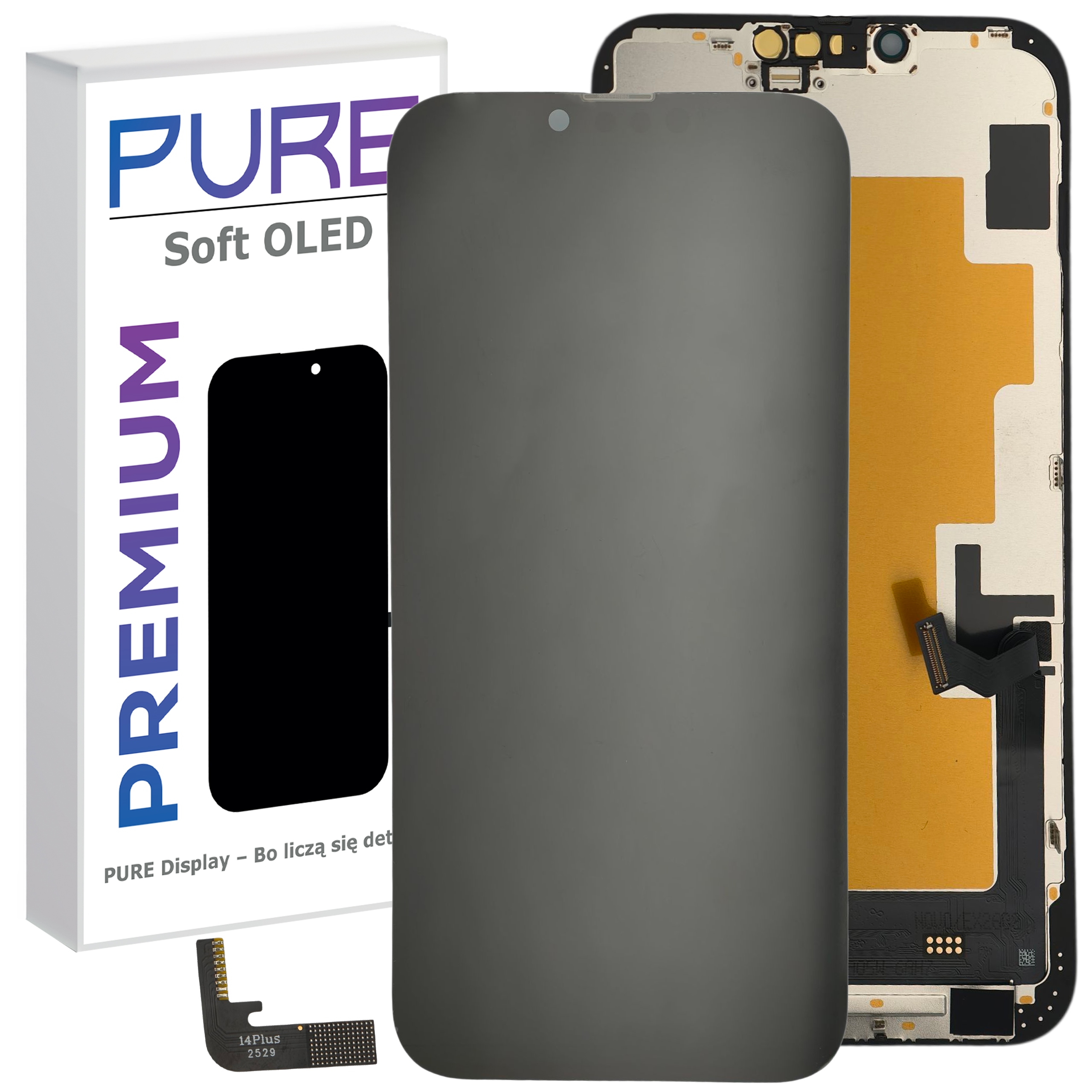 Pure LCD displej pro Apple iPhone 14 Plus Soft Oled Fhd IC