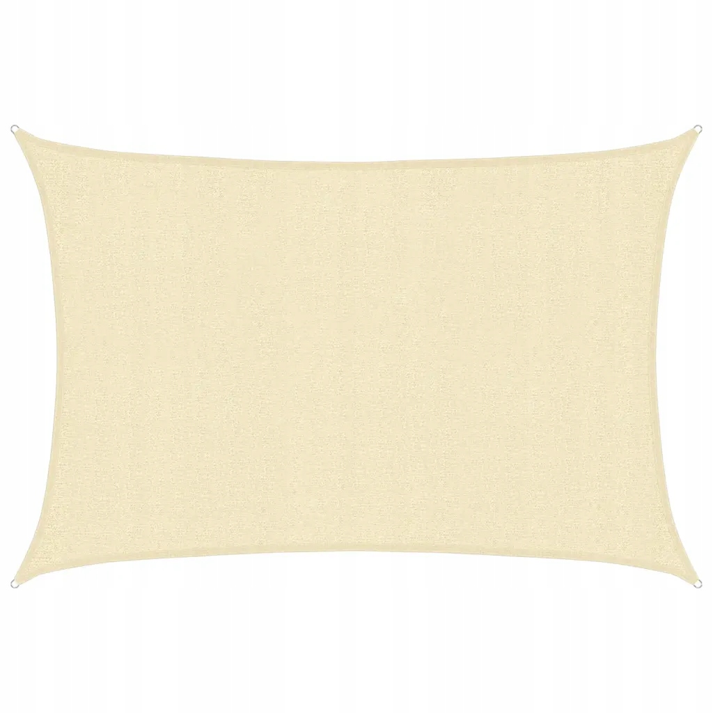 Sluneční plachta Hdpe krémová 2,5 x 2 m, obdélníková