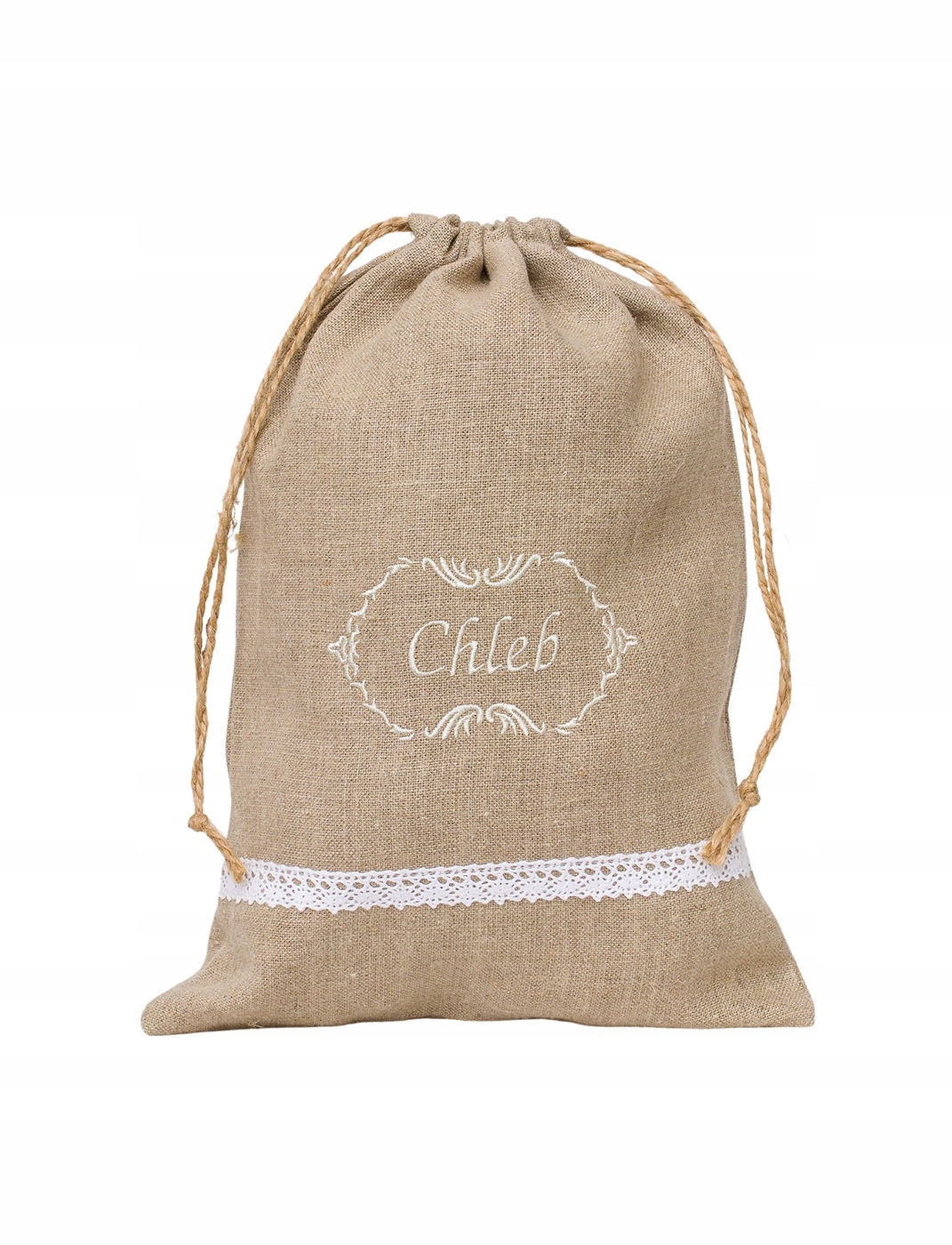 Worek na chleb z koronką i podszewką XXL haft LEN EAN (GTIN) 5903726891783