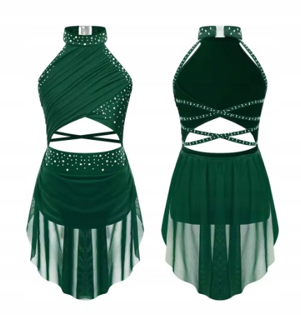 Strój Do Latino Sukienka Body Sukienka Tutu Do Tańca 146 Nr 2030