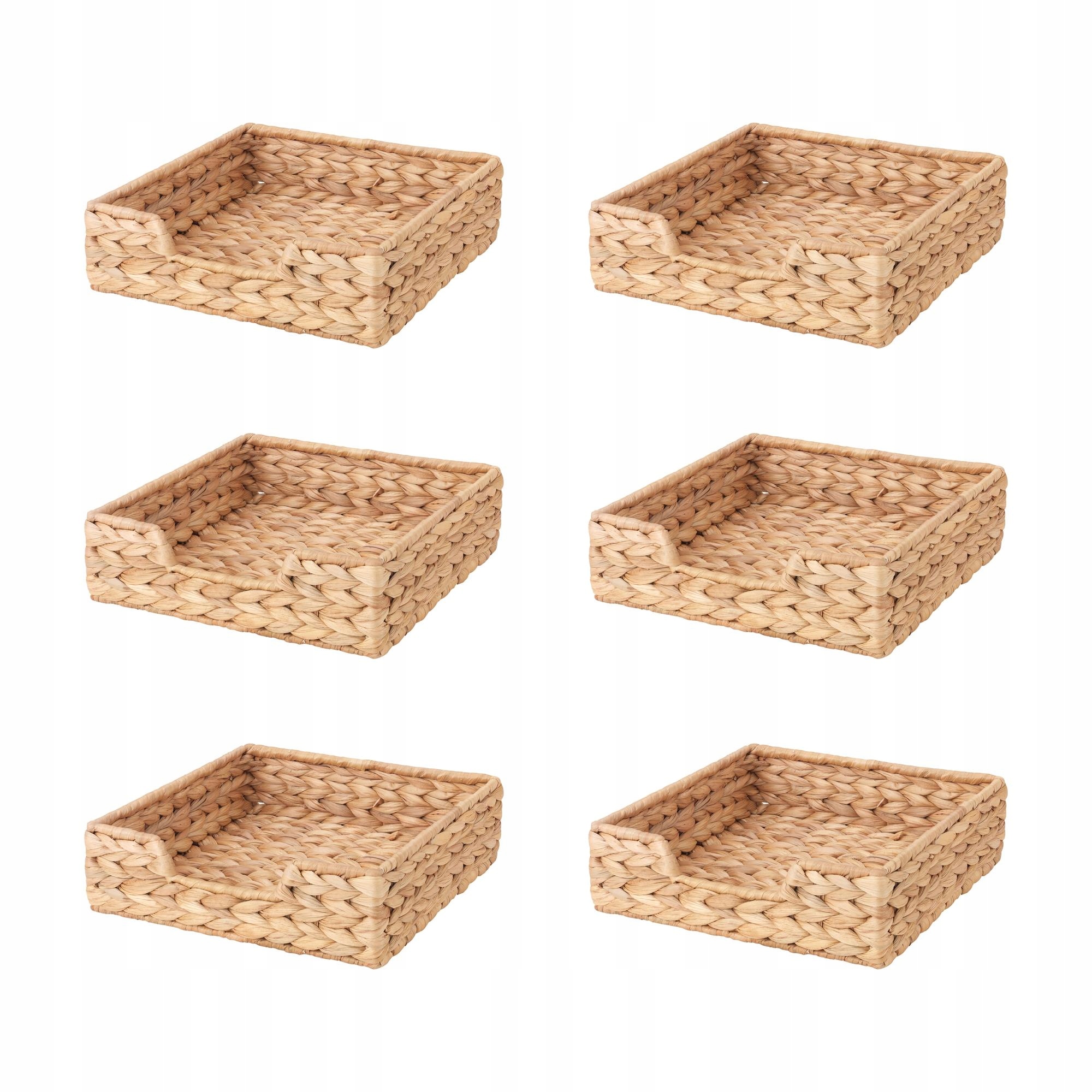 6 ks Ubrousek Cissan Vodní hyacint 23x23 cm Ručně vyrobený