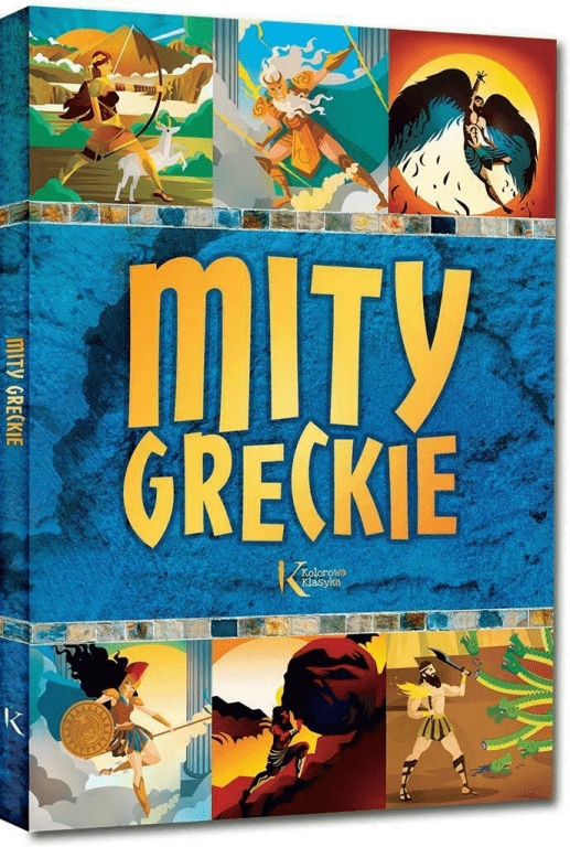 Mity greckie 64 strony w kolorze Lucyna Szary Greg