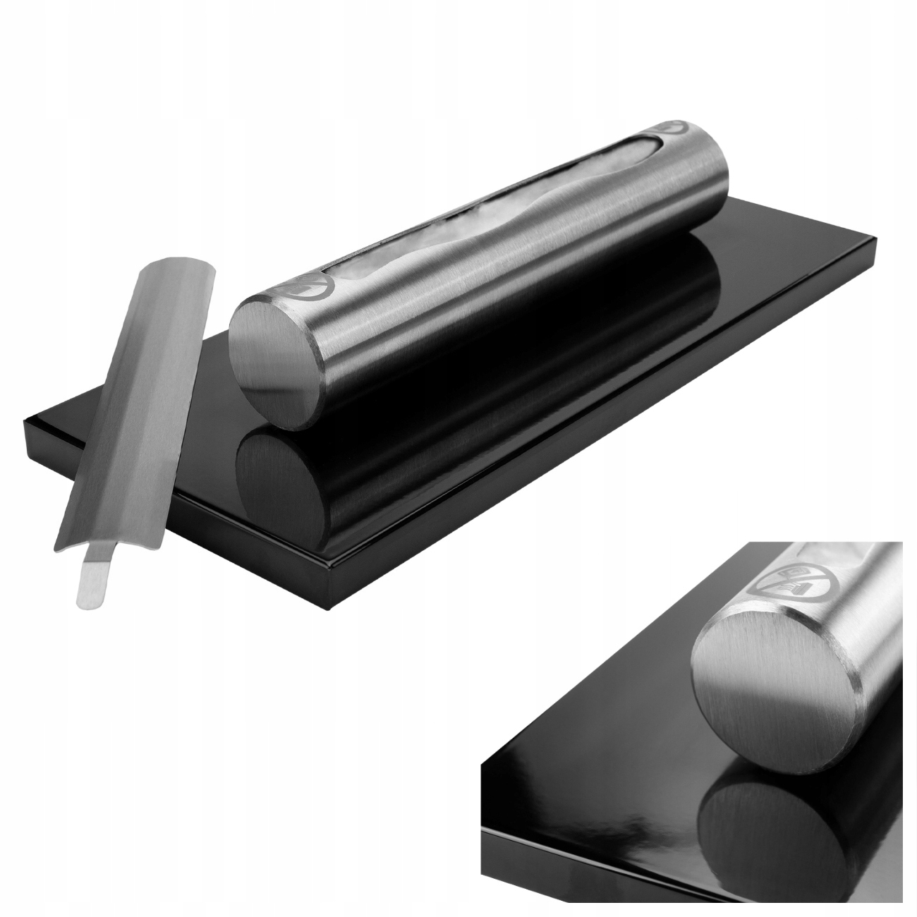 Volně Stojící Biokrb Stainless Černý Lesk Na Biopalivo