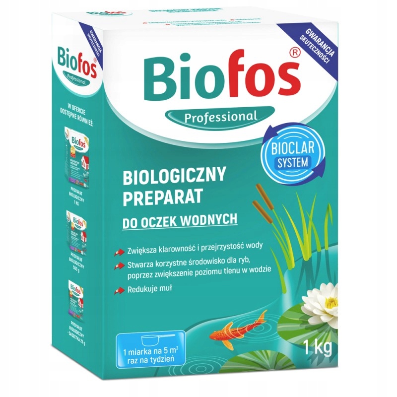 

Biofos Bakterie do Oczek Wodnych na Glony 1K