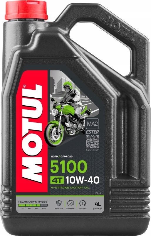 MOTUL OLEJ MOTUL 10W40 4L 5100 4T / MOTOCYKLE