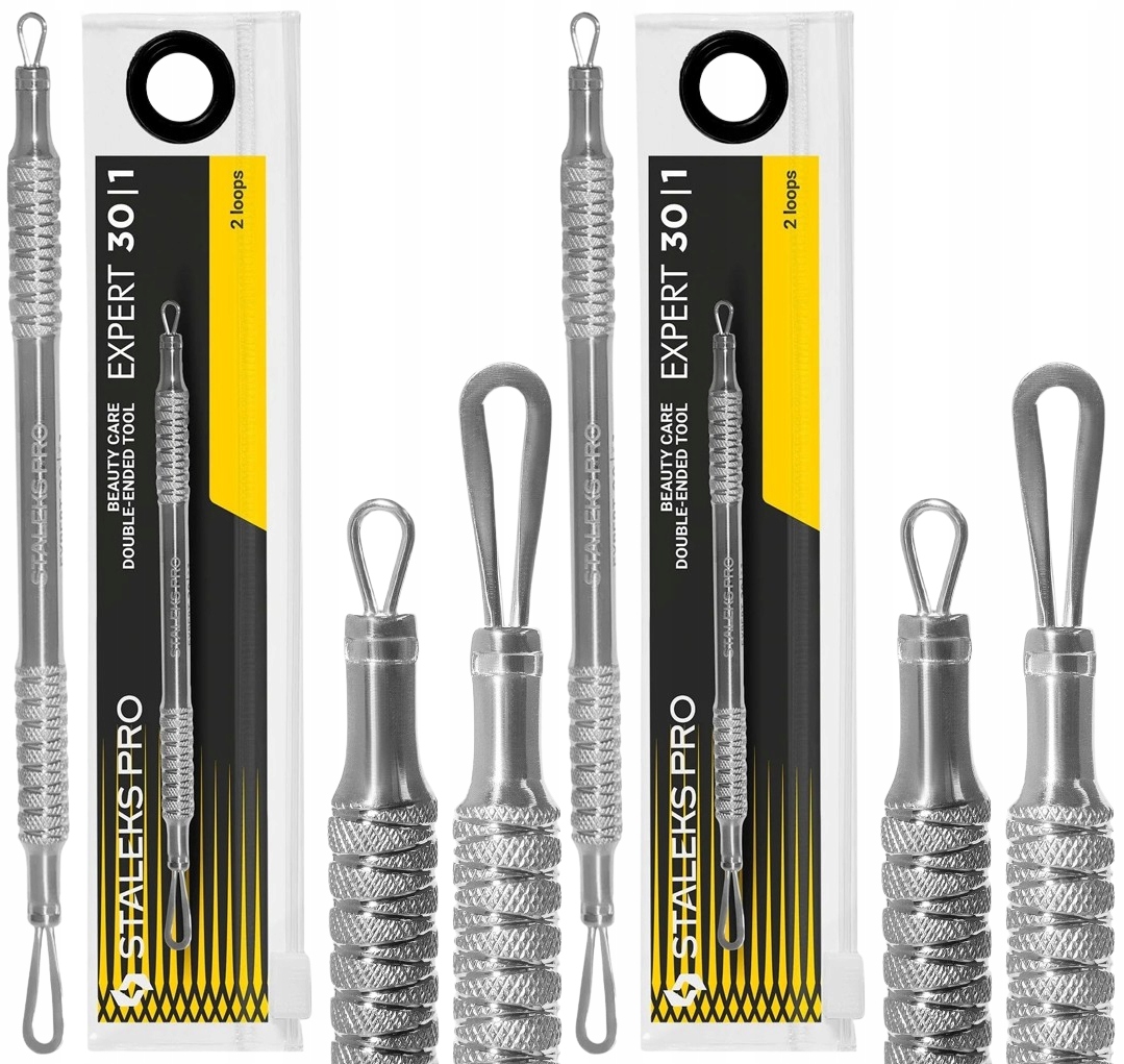 2 x Staleks Kosmetická smyčka Oboustranná Expert Type 1 Odolnost proti korozi