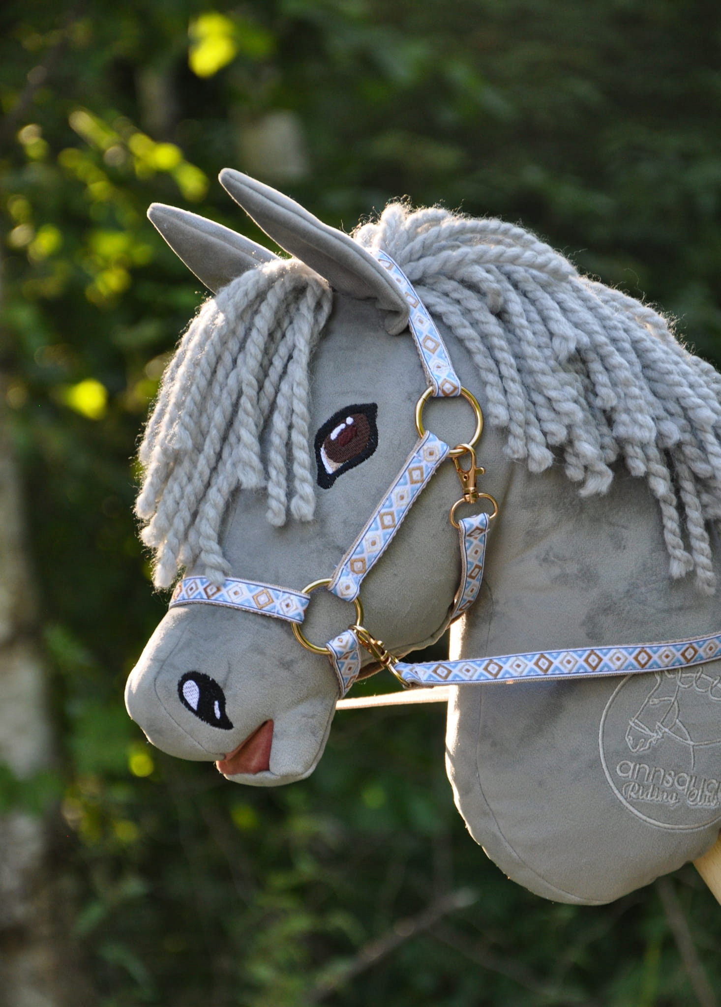 Kantar Hh béžovo-modrý uzdečka Výrobek Vyrobeno v Polsku