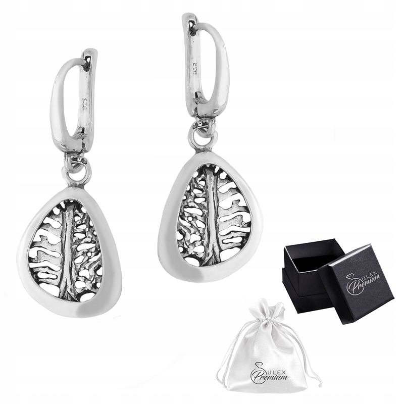 Náušnice stříbro ryzost 925 Elegantní symbolické Náušnice Strom života