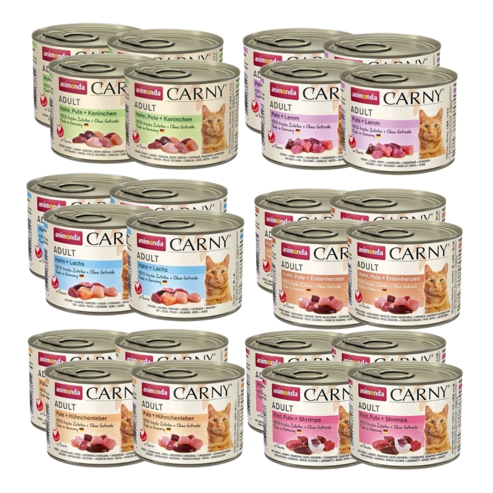 Krmivo mokré pro kočky Animonda Carny Adult mix chutí 24x200 g