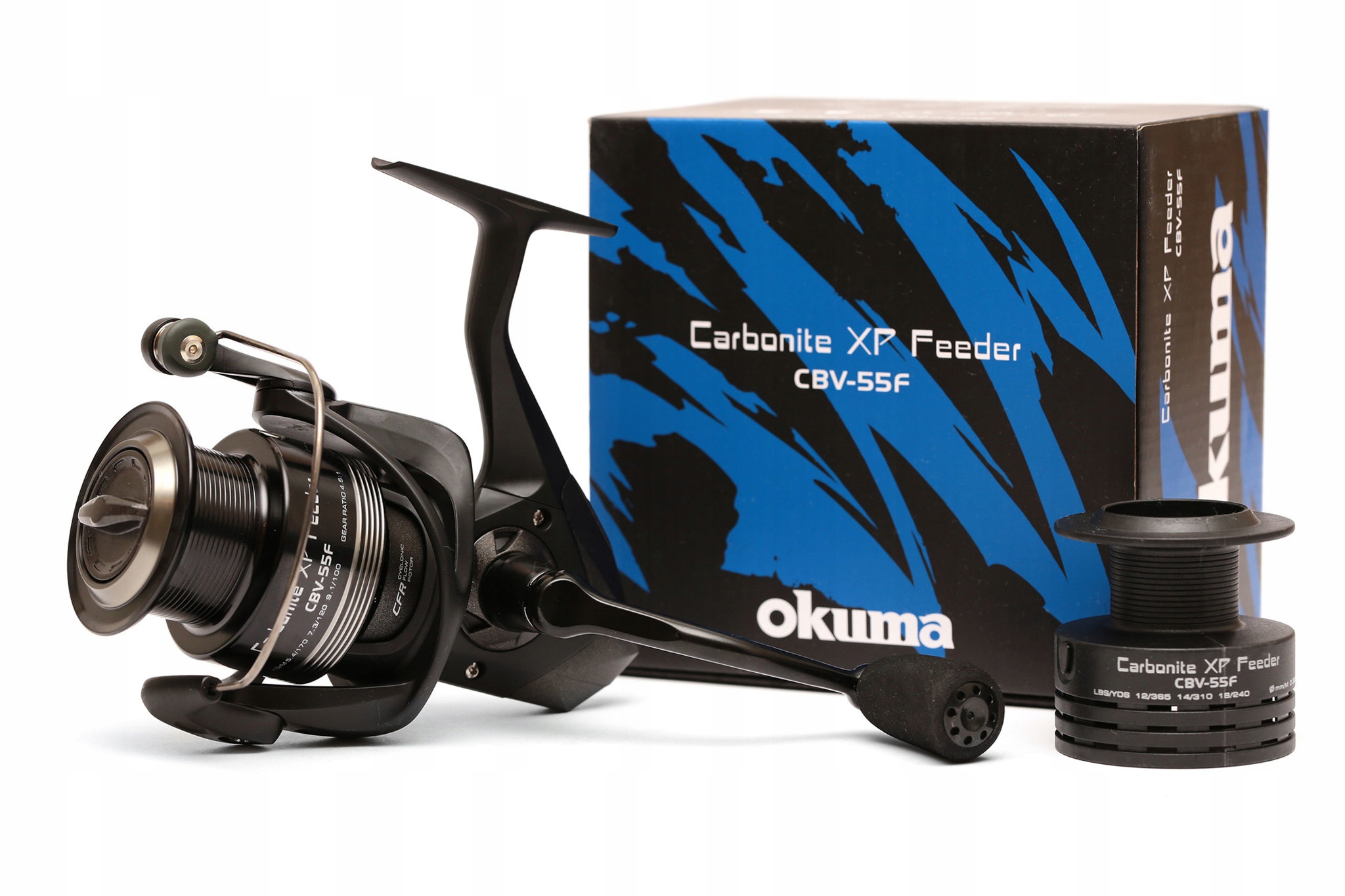 Silný Naviják Okuma Carbonite V2 Feeder CBV-55F