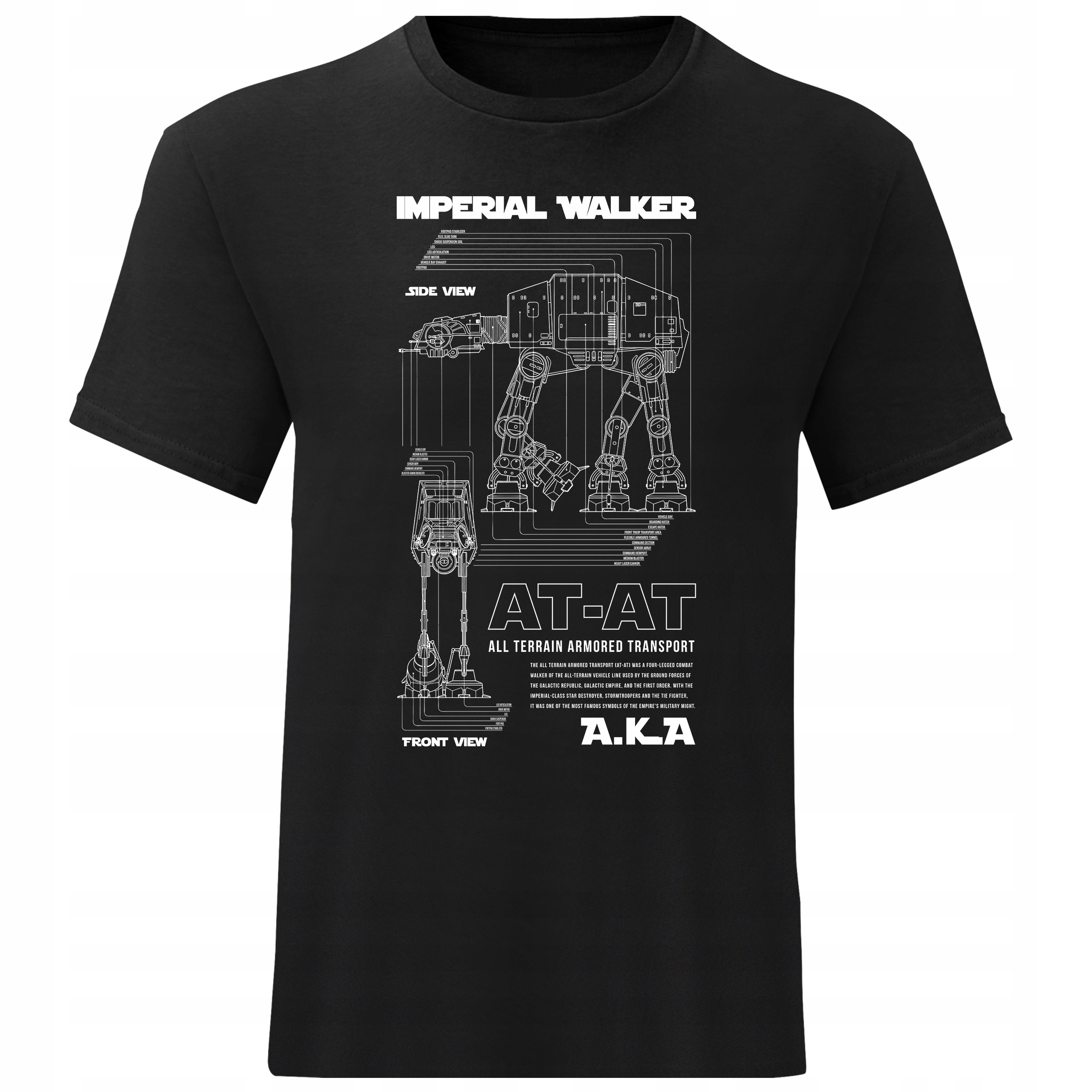 

Męski T-shirt Imperial Walker Star Wars At-at XL