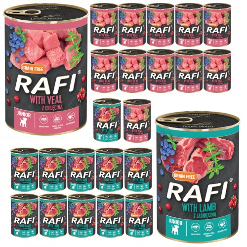 Dolina Noteci Rafi junior mix smaków 24x400g