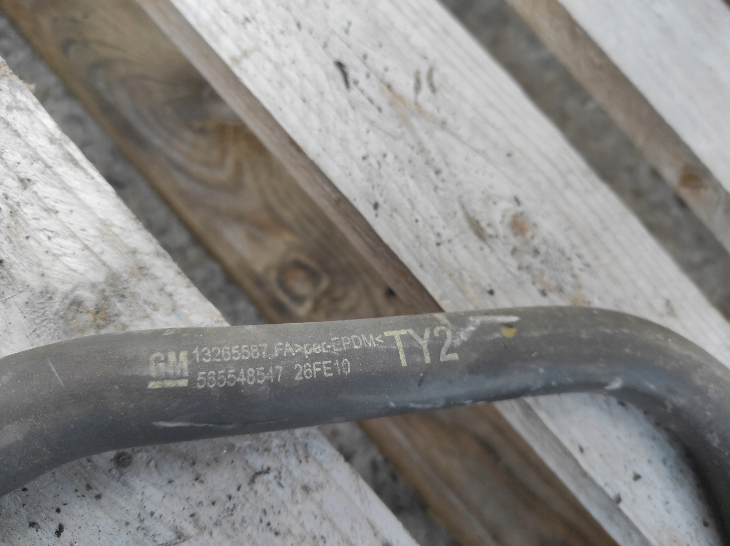 crijevo prijenos vode OPEL MERIVA B 13265587