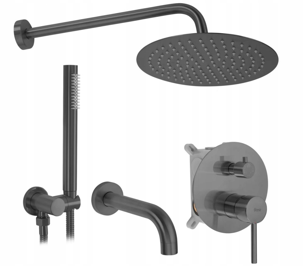 Striekací A Vaňový Set S Titánovým Výtokom Lungo Rea