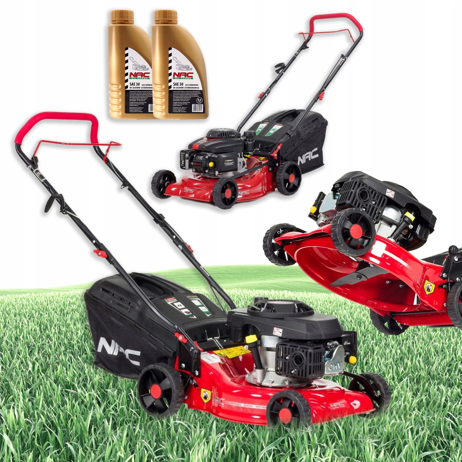 Nac LP42-146-NG Lekka Kosiarka Spalinowa Bez Napędu 3.5KM 146cc 42cm 40L