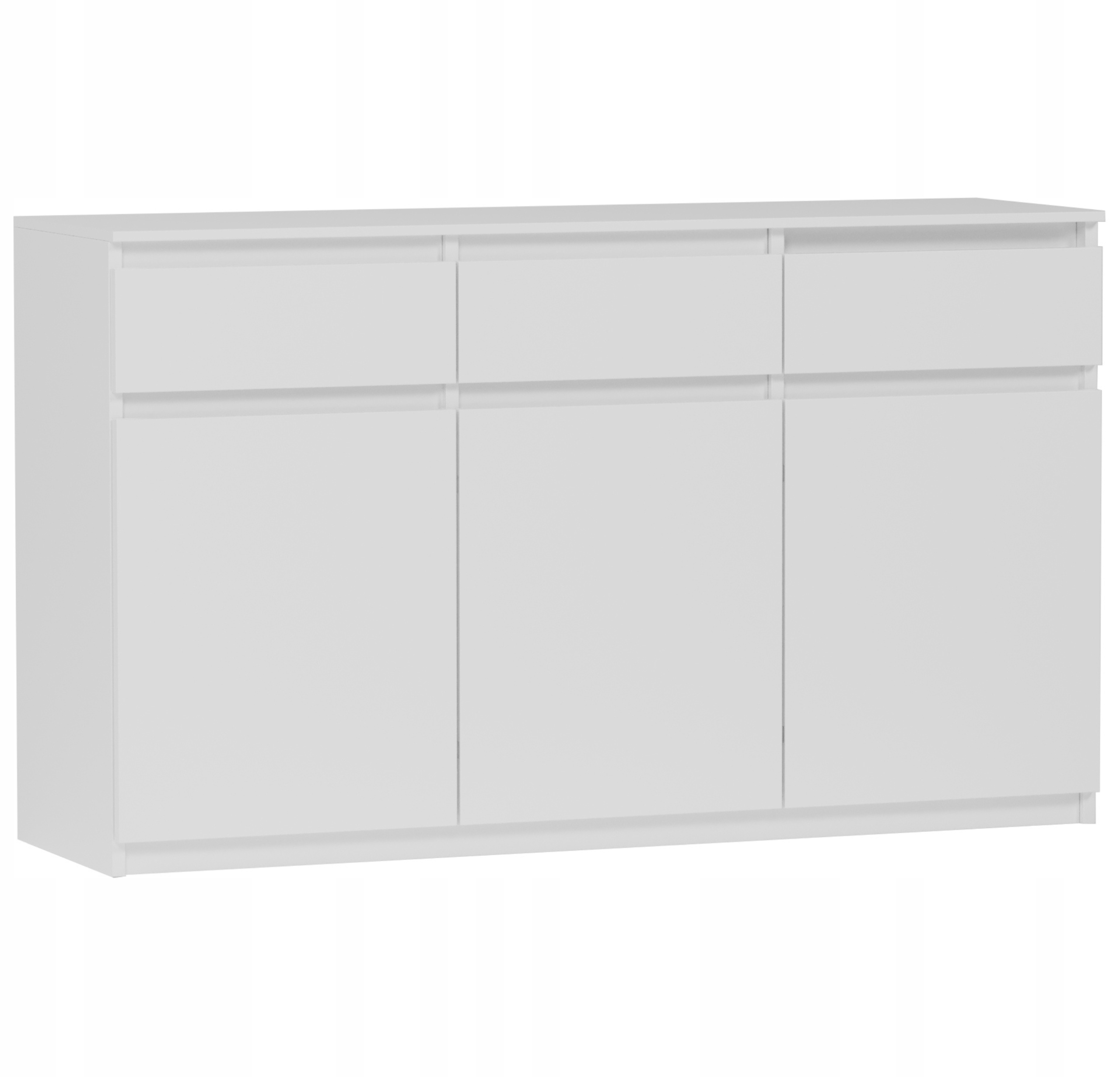 KOMODA 98CM SZAFKA 3 SZUFLADY BIAŁA S3
