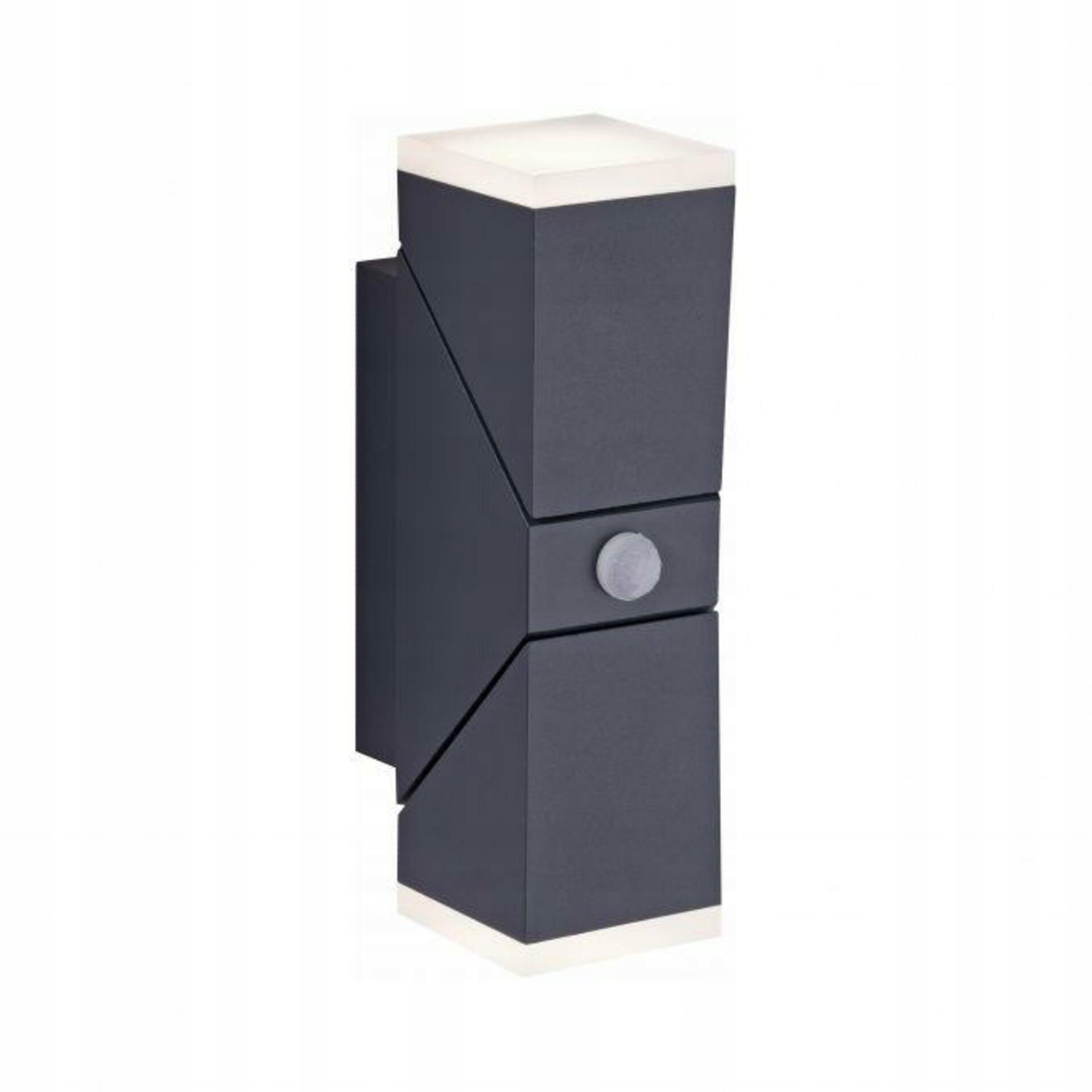 Paul Neuhaus Ryan Led vonkajšie nástenné svietidlo antracit IP54, senzor, 12W