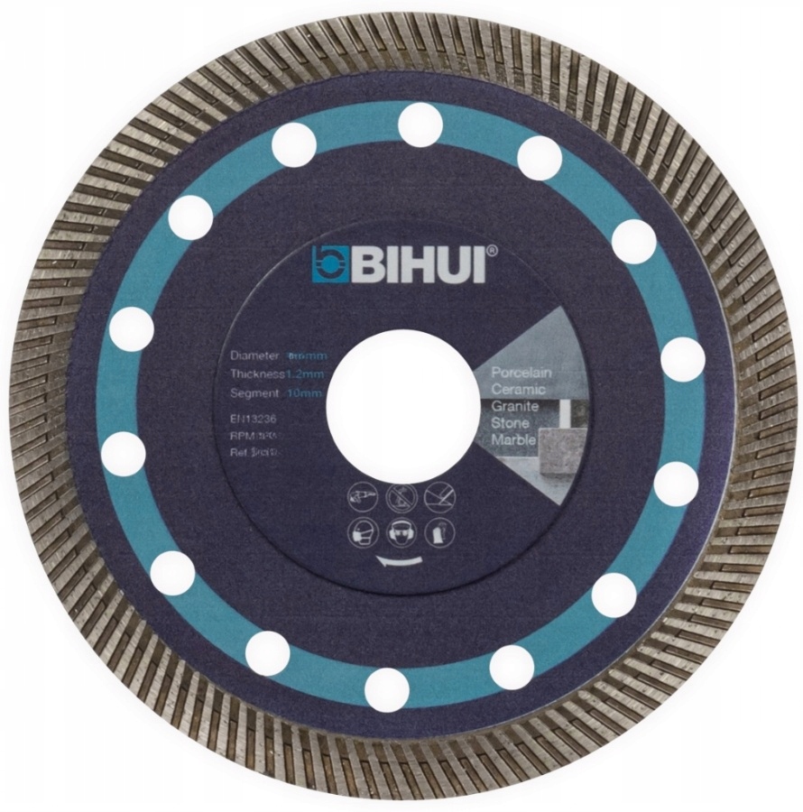 BIHUI Tarcza diamentowa B-PERFECT do płytek gresowych 125 mm DCBN5