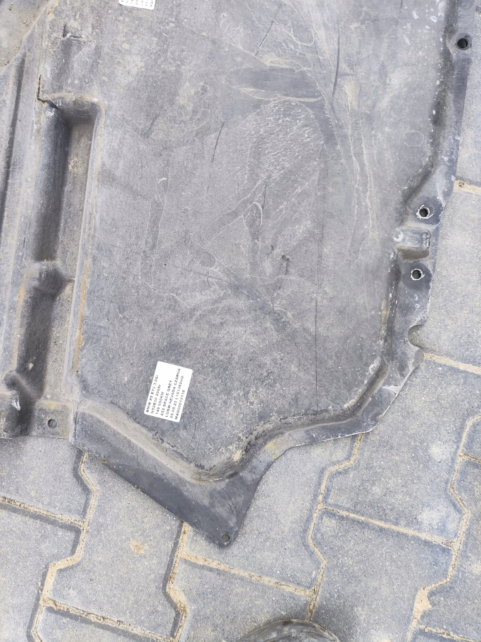 BMW X5 E70 X6 E71 Blende Abdeckung Unterfahrschutz Behälter 51757158405 7158405