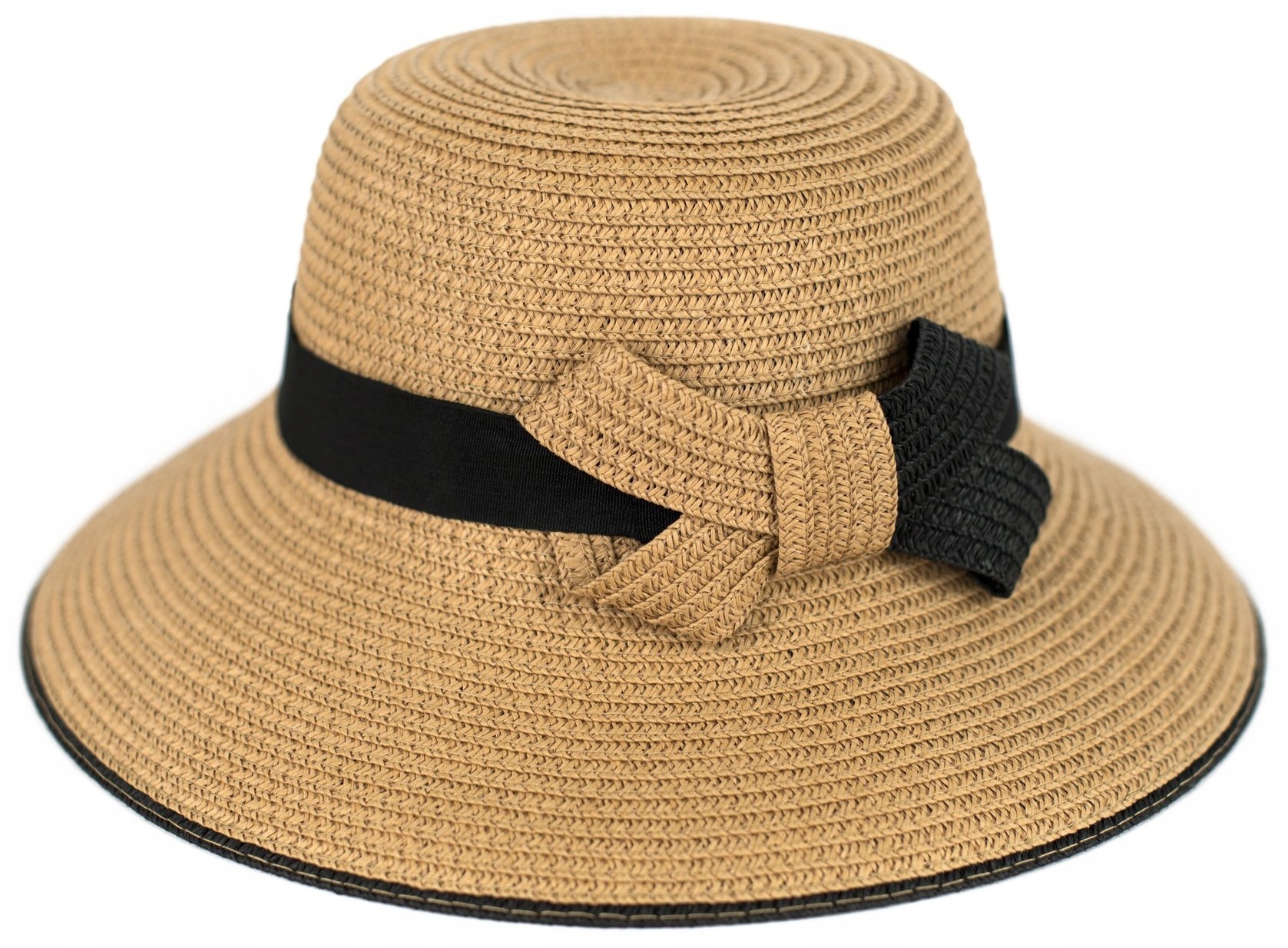 

Letni Kapelusz Kawa z mlekiem małe rondo cz20118-2