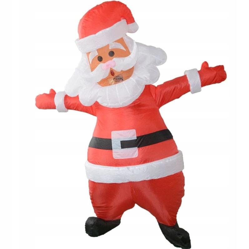 Nafukovací kostým Santa Claus Resteq pro dospělé (150-190 cm)