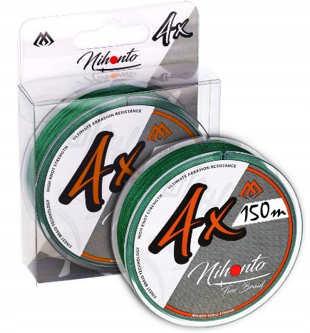 M Plecionka Nihonto Fine Braid (green) 0.50mm41.8kg150m op.1szp.