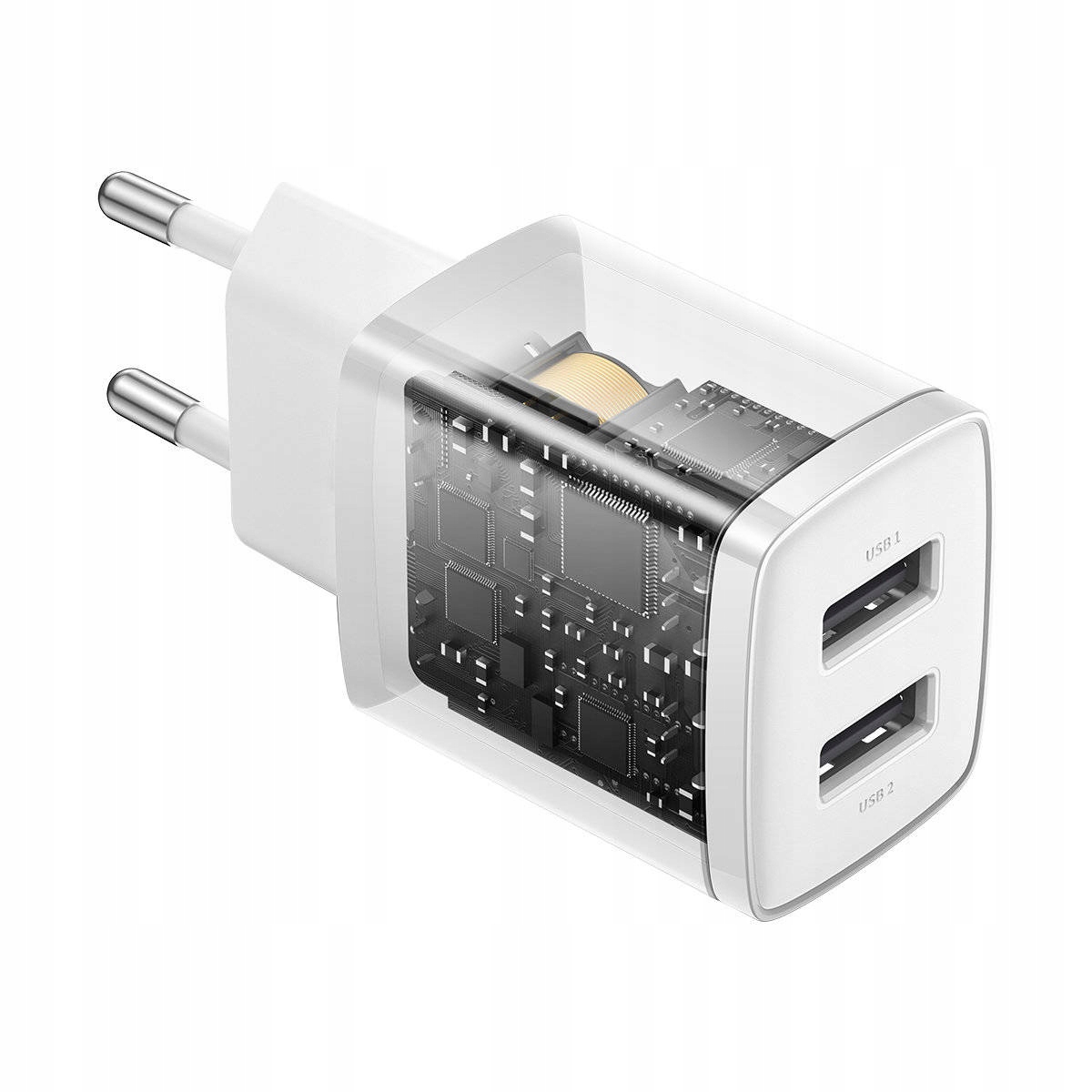 Baseus Compact ładowarka sieciowa 2x USB 10.5W Marka Baseus