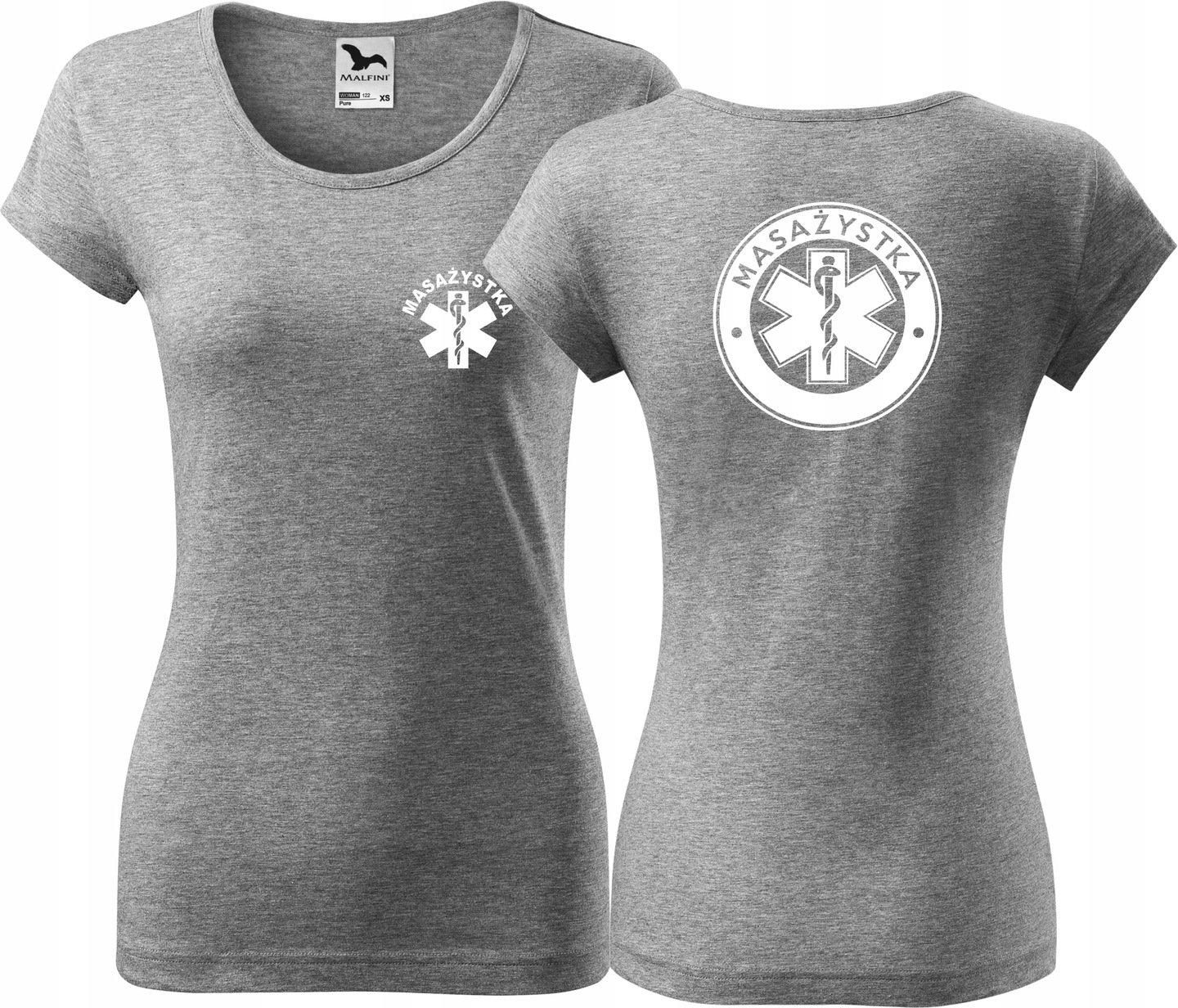 

Damska koszulka Pure t-shirt nadruk Masażystka XXL