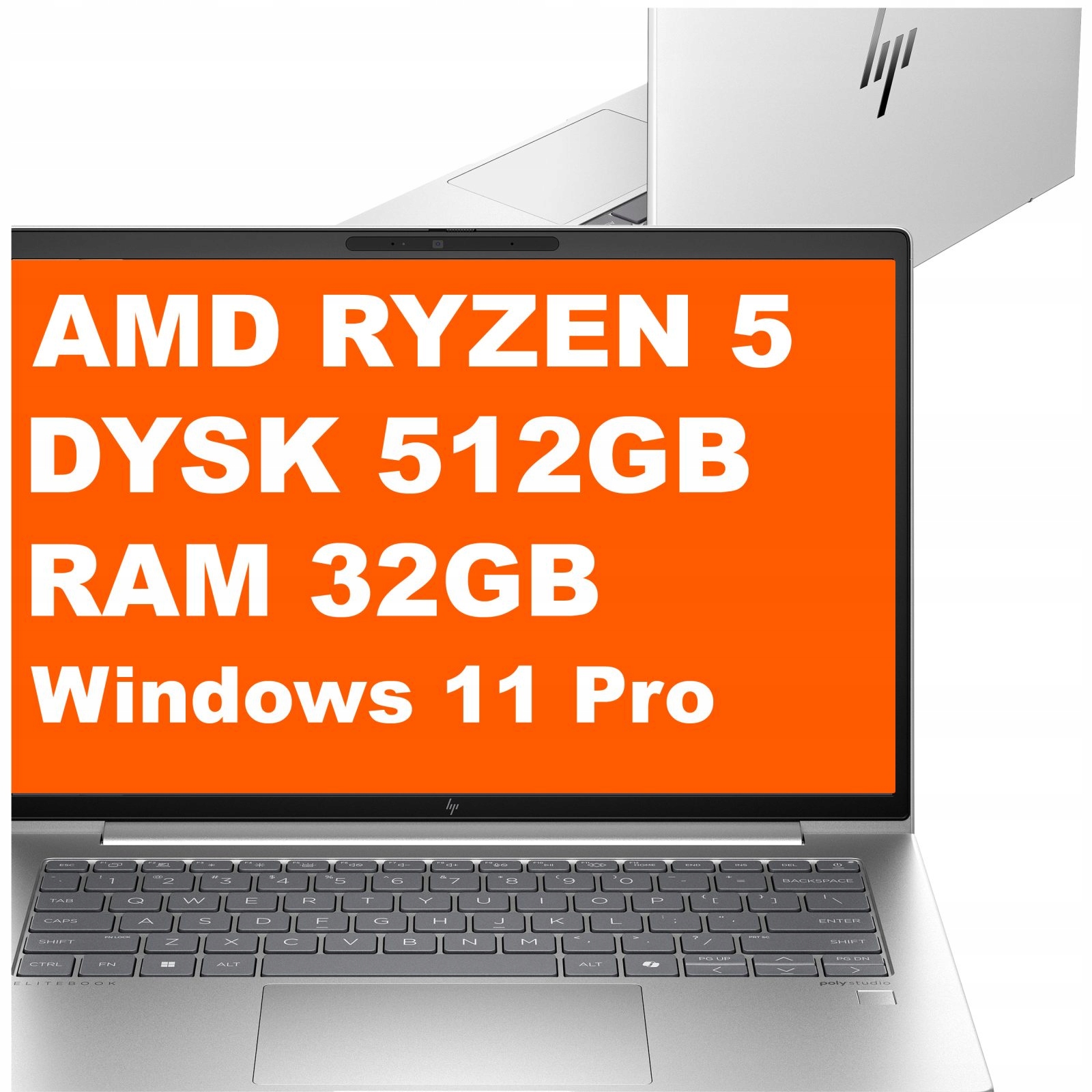 HP EliteBook 645 G11 Ryzen 5 Pro 32GB 512GB Radeon WUXGA Win 11 Pro Srebrny