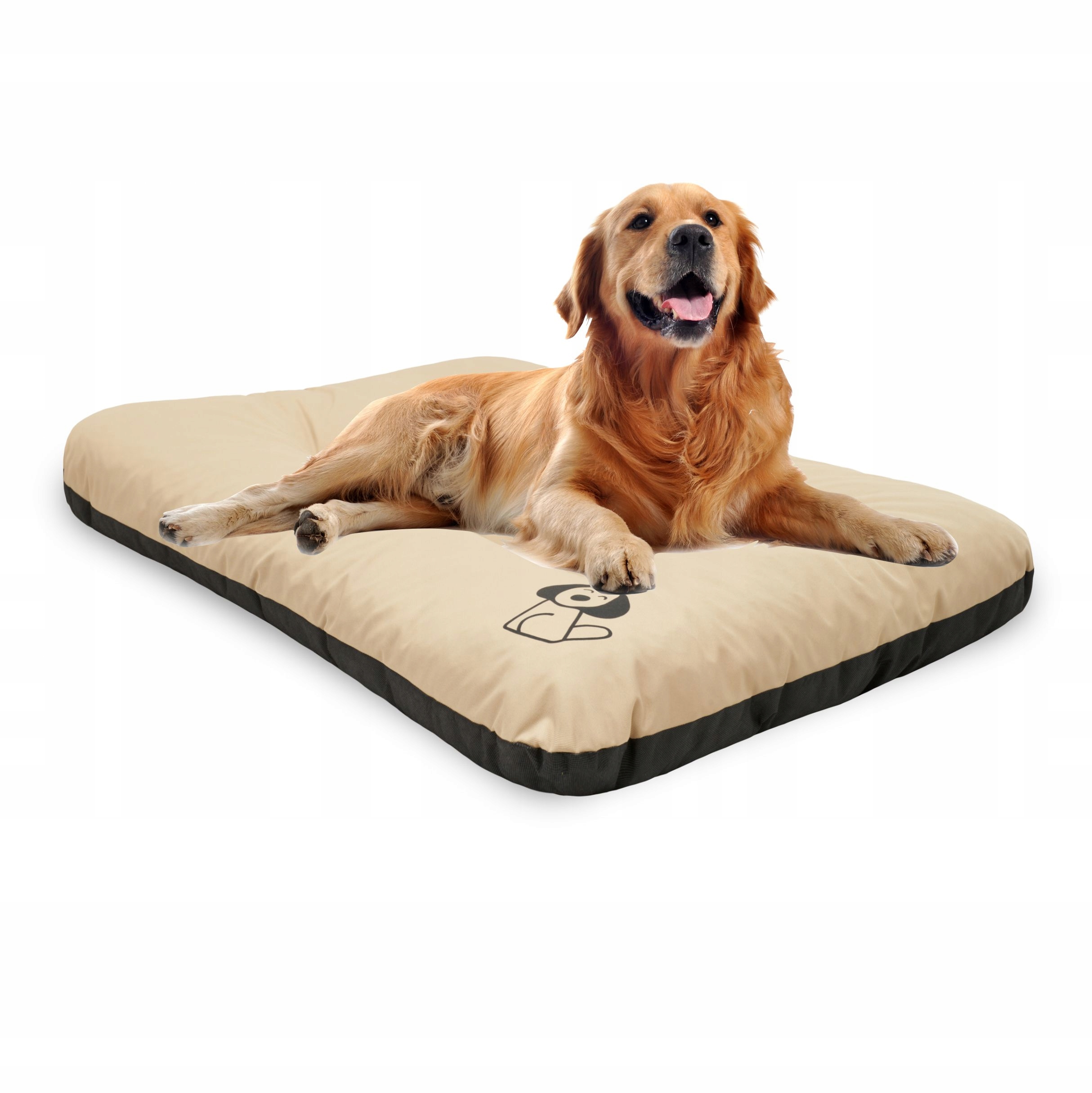 Levně Velký matrace pro psa 100x70 XXL výrobce gauč poduška pohovka Béžová