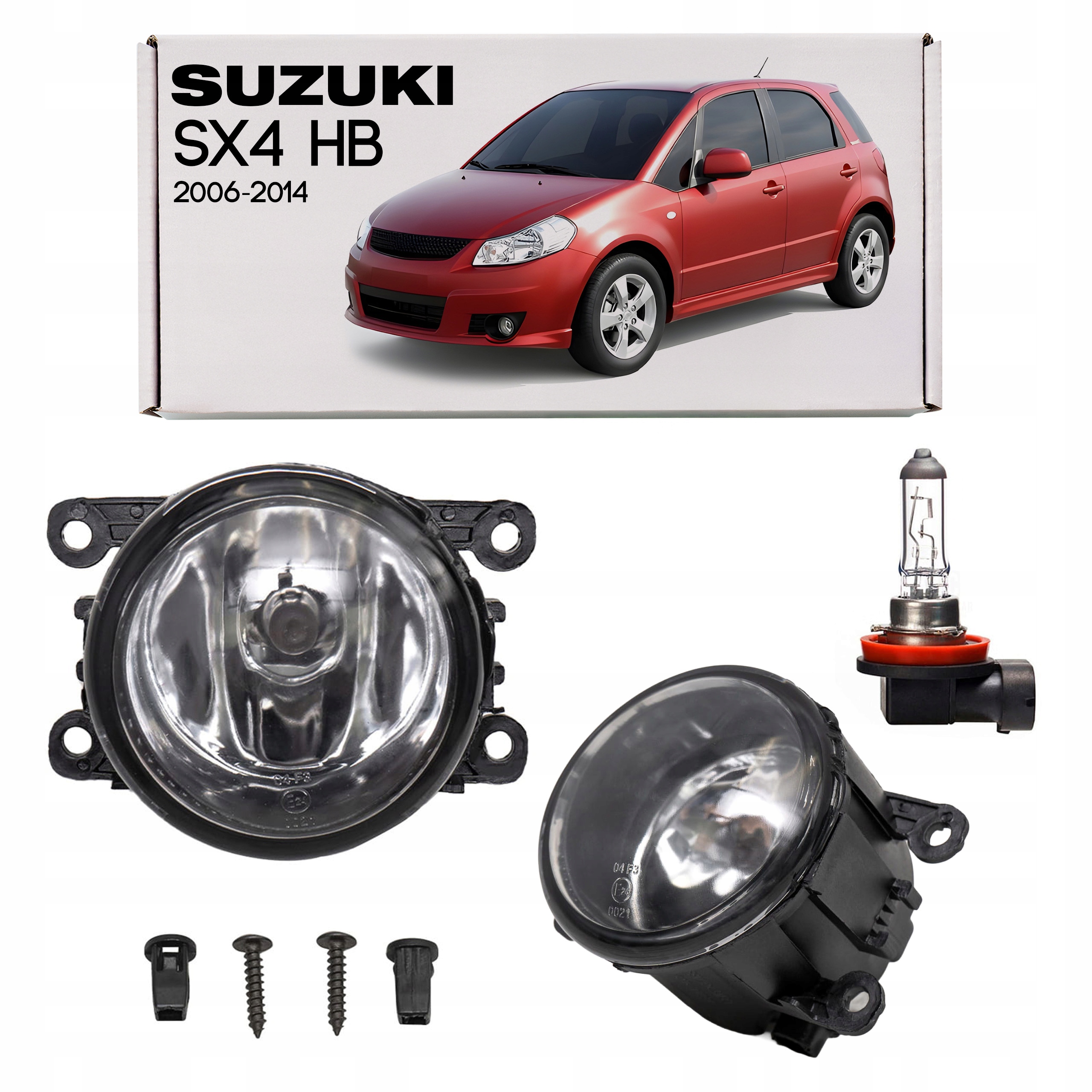 Přední Mlhové Světlomety Suzuki SX4 I Hb 06-14 Levý Pravý 261508992C