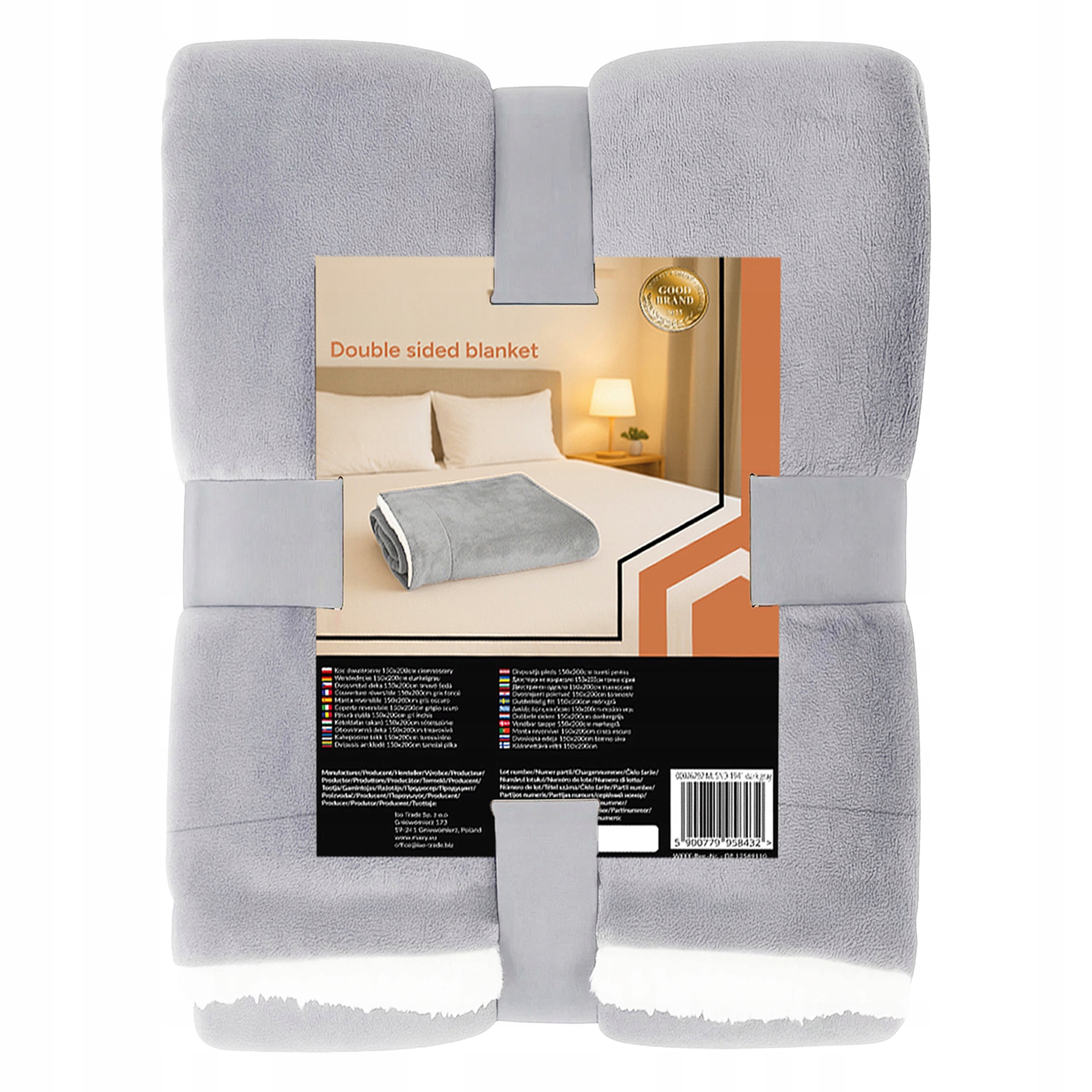 Oboustranná Deka 150 x 200 cm Dárek Pro Maminku Tlustý Teplý Podzimní Beránek